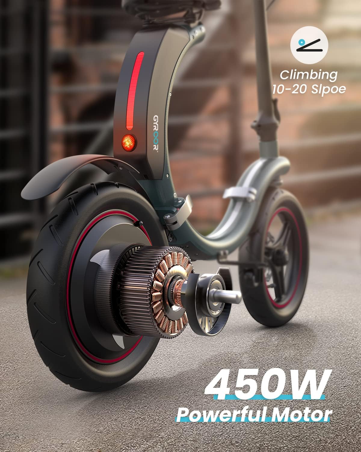 PedalRush™ Vélo électrique pliant