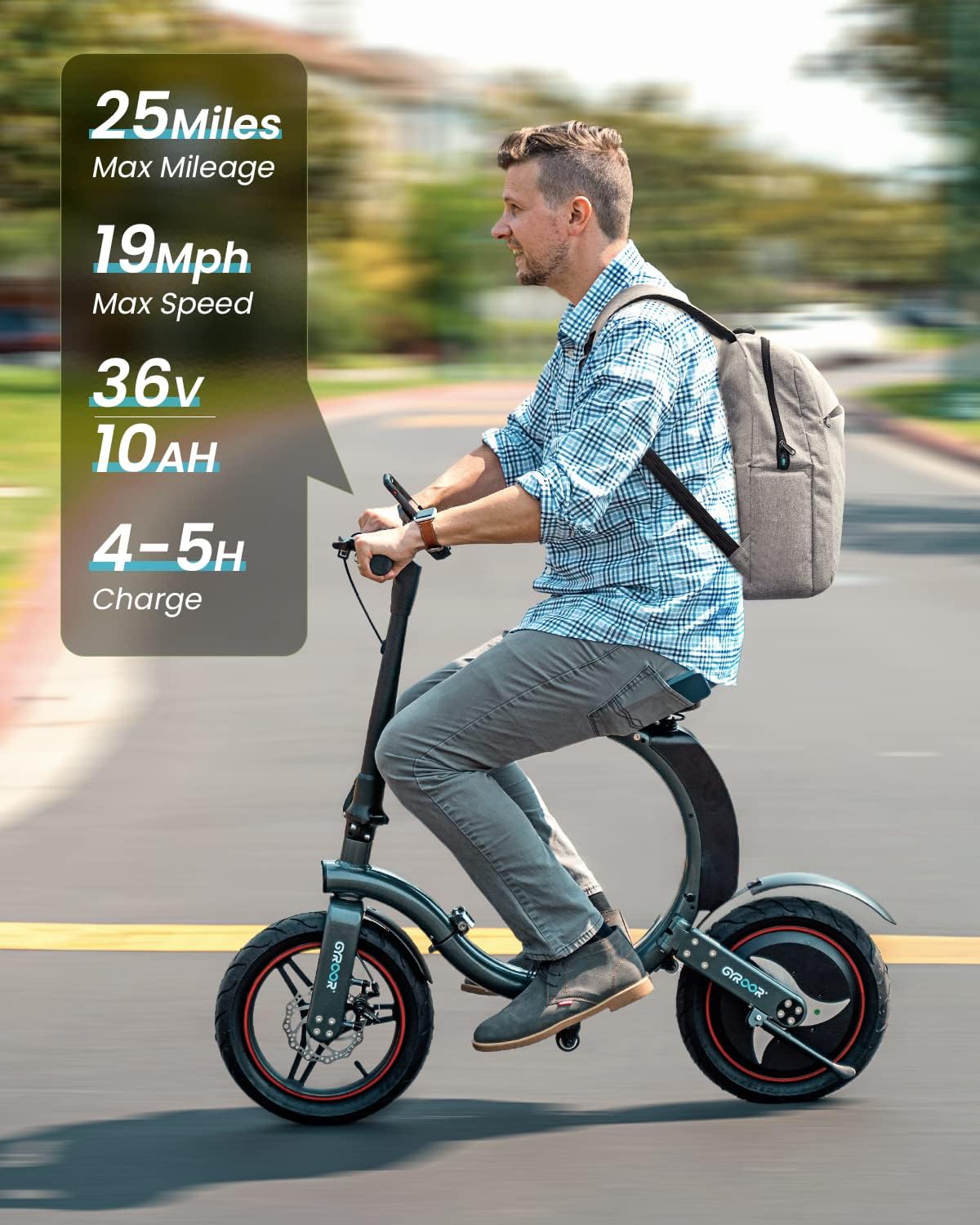 PedalRush™ Vélo électrique pliant
