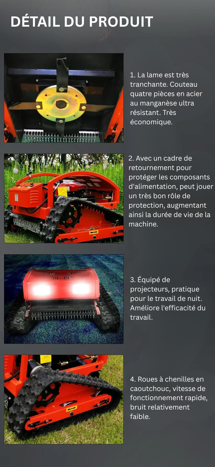 GreenDrive™ Tondeuse à gazon avec télécommande