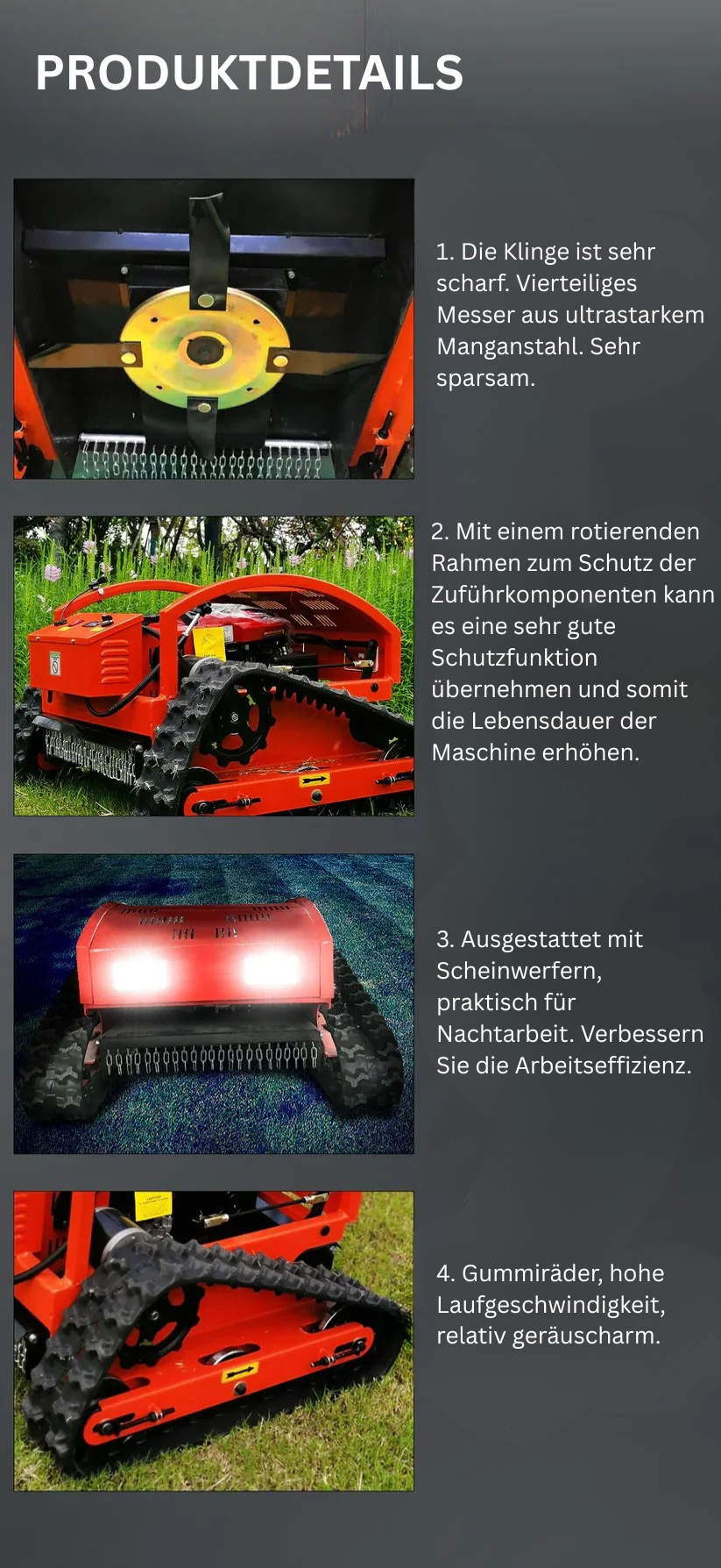 GreenForce™ Gelände-Mäher