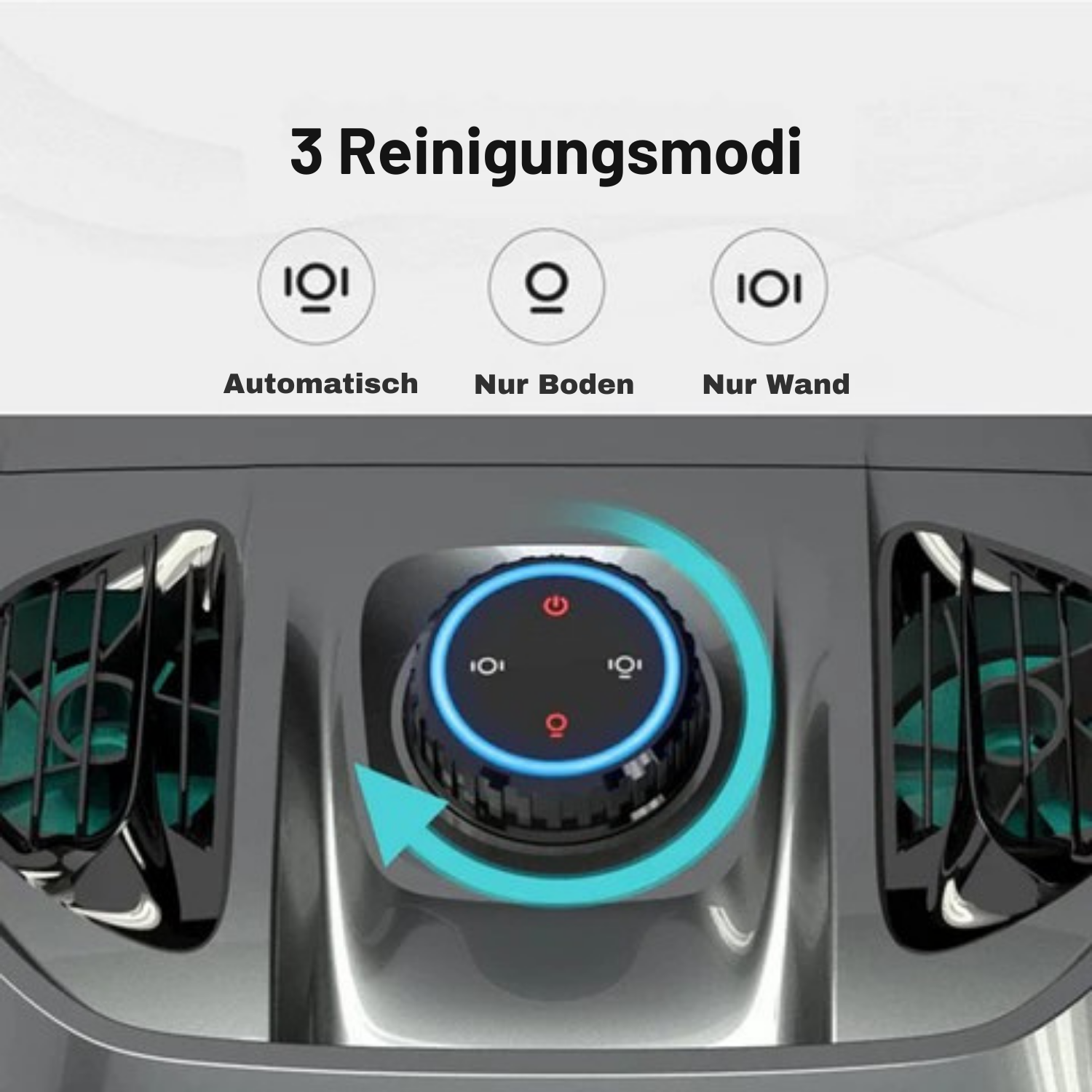 AquaGlanz™ Kabelloser Poolreiniger